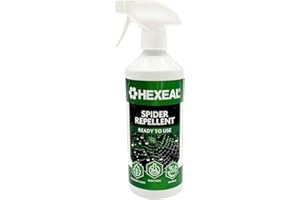 Hexeal Spider Repellent 500ml – 500ml Spray Bottle of Peppermint Spider Repellent – Safe & Effective Formula for Home, Garden & Outdoors – Non-Toxic, Chemical Free & Ready to Use