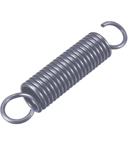 15 Ressorts De Traction Avec Crochets - Longueur 75 Mm, Diamètre 7 Mm, Fil 1,0 Mm - Acier Traitement Thermique