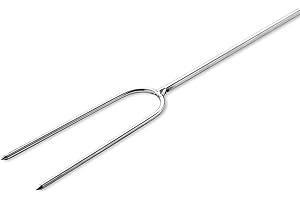 DEOS-GRILL Extra Lang Grillspieß,Wurstspieß,Grillbesteck aus Europäischem Edelstahl 115cm