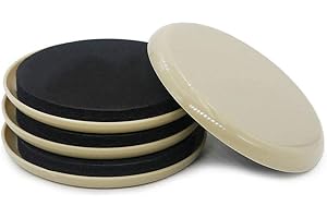 OUKEYI Glissières de Meubles réutilisables pour Meubles Lourds – Sliders Multi-Surfaces pour Tapis – Déménageurs de Meubles planchers de Bois Franc, déplacez Vos Meubles Facilement