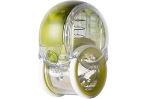 Chef'n - Mini Râpe et Trancheuse Alimentaire Roulante "GraterZoom", Plastique, Vert, 7,5 x 5,5 x 10 cm