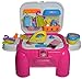 Price comparison product image Girls Pretend Laundry and Iron Set Easy Carrying Chair + Lighting and Sounds - Pink