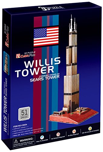 Price comparison product image CubicFun Sears Tower Chicago USA 3D Puzzle
