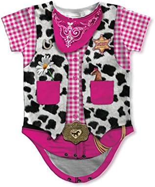 Faux Real Tees Infant Cowgirl Romper (18 Months)