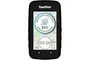TwoNav Cross Plus (64 GB) + Karte 1 Region Deutchland BKG Topo 1:25000, Outdoor GPS mit 3,2-Zoll-Bildschirm für MTB, Fahrrad, Trekking, Wandern oder Navigation