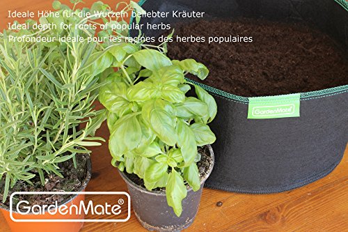 GardenMate® 3x 15L Pflanzsack aus Vliesstoff – 15L - 3