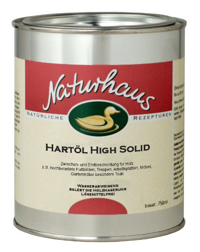 NATURHAUS NATURFARBEN Hartöl High Solid, 1 Stück, Farblos, 750 ml