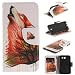 Produktbild Anlike für Samsung Galaxy J3 2017 Hülle / Handyhülle / Schutzhülle / Ledertasche / Tasche / Case / Cover / Flip Brieftasche / Bookstyle mit Standfunktion Kredit Karteneinschub und Magnetverschluß - Wolf