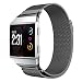 Produktbild Uhrenarmband Für Fitbit Ionic, ESAILQ Magnetische Milanese Edelstahl Armband Quick Release Fit Band Strap für Fitbit Ionic, 210mm (Schwarz)