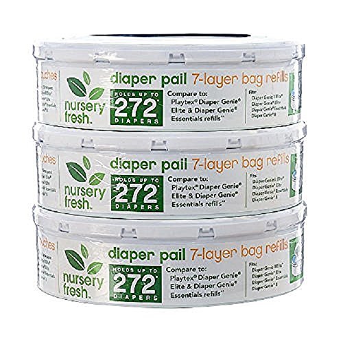 Munchkin Nursery Fresh for Diaper Genie Pail Refill Bags 3pk