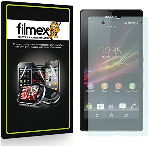 3 x Filmex Screen Protectors for Sony Xperia Z - Transparent, Premium Quality Japan PET material, Installation Kit, Lifetime Warranty