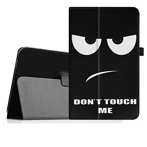 Fintie Huawei MediaPad T1 10 Hülle - Slim Fit Kunstleder (Folio) Schutzhülle Tasche Case Cover Standfunktion und Stylus-Halterung für Huawei MediaPad T1 10.0 LTE / WiFi (9,6 Zoll) Tablet-PC, Don't Touch