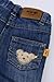 Steiff Baby-Girls 0006894 Jeans, Dark Blue Denim, 7 Years (Manufacturer Size:122)
