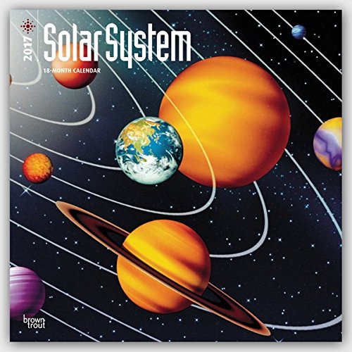 Preisvergleich Produktbild Solar System - Sonnensystem 2017 - 18-Monatskalender: Original BrownTrout-Kalender [Mehrsprachig] [Kalender] (Wall-Kalender)