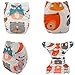 iZiv(TM) Newborn Organic Infant Waterproof/Adjustable/Reusable/Washable Pocket Cloth Diaper Fit Babies 0-3 Years(Animals)