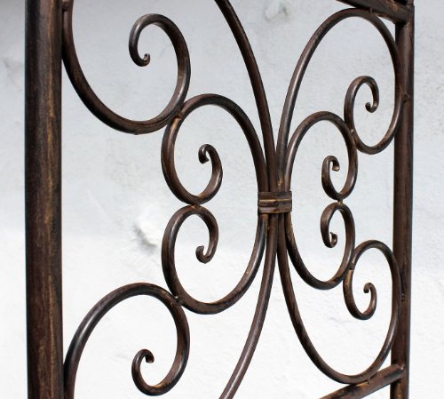 DanDiBo Rosenbogen mit Bank 120852 aus Metall 250 cm Gartenbank Spalier Pergola Kletterhilfe - 6