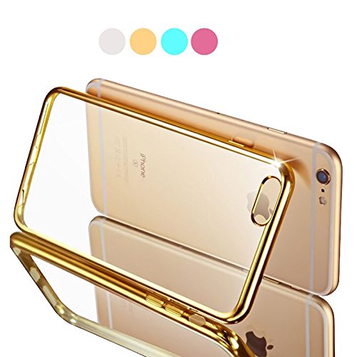 Cables Kart Apple iPhone 6 / 6s 4.7 inch Ultra Thin 0.5mm Transparent Flexible Soft TPU Slim Back Case Cover GOLDEN Ring RS.175 (56.00% Off) - Amazon