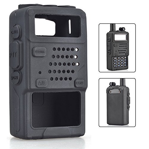 Vococal - Walkie Talkie Funda Portátil de Cubierta Protectora de Silicona Carcasa Suave para Baofeng Two Way Radio Móvil UV5R 5RA 5RB 5RC 5RD TYT THF8 Walkie-Talkie