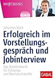 Image de Erfolgreich im Vorstellungsgespräch und Jobinterview: Das Standardwerk für Führungs- und Nachwuch