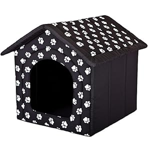 Hobbydog – Caseta para Perro, tamaño 3, Color Negro con Patas.