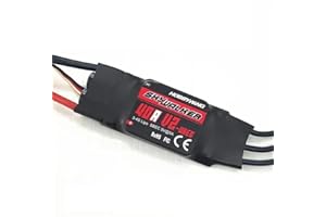 SPARKHOBBY 12a 20a 30a 40a 50a 60a 80a esc sans balais pour contrôleur de Vitesse Skywalker Bec pour rc Quadcopter hélicoptères Drone à voilure Fixe (1PC Skywalker 40A V2)