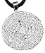 Produktbild budawi® - Silberanhänger indische Henna-design-Elemente, Ø 33 mm, Kettenanhänger