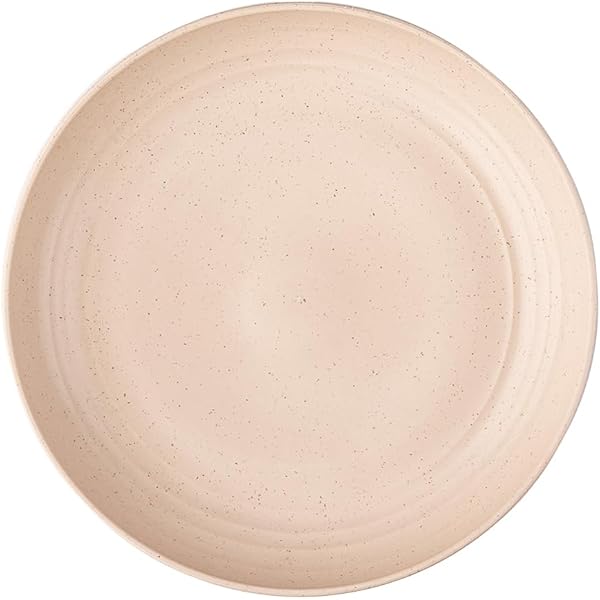 Okuna Outpost Sugarcane Bagasse Plates - 10x8 Inch Disposable Dinnerware, 50 Pack Eco-Friendly Plates