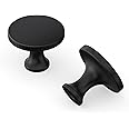 LONTAN 20 Pack Black Cupboard Knobs Black Drawer Knobs Solid Zinc Alloy Drawer Hardware