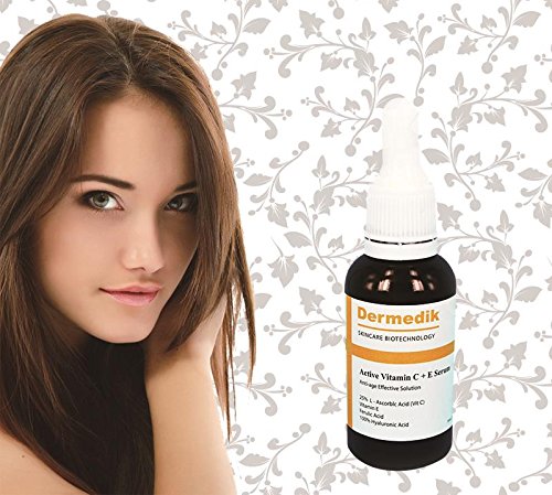 25% de vitamine C acide L-ascorbique + Vitamine E + acide férulique + 100% ACIDE HYALURONIQUE Sérum 1 oz/30ml