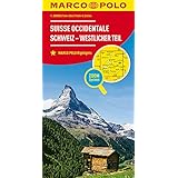 MARCO POLO Regionalkarte Schweiz Blatt 1 Schweiz - westlicher Teil 1:200 000: Wegenkaart 1:200 000 (MARCO POLO Karten 1:200.0