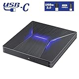 ➤USB 3.0 und TYPE-C-SCHNITTSTELLE - Externes USB-DVD-Laufwerk mit fortschrittlicher USB 3.0-Technologie und durchdachter Typ-C-Schnittstelle. Mit einer zusätzlichen Stromschnittstelle, einer Datenübertragungsrate von bis zu 5 Gbit / s und stabilerer Leistung. Es kann abwärtskompatibel mit USB 2.0 sein Gut.