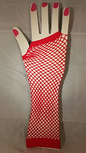 Preisvergleich Produktbild Netzhandschuhe rot Unigröße vom Sachsen Versand