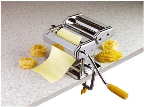 TOP Nudelmaschine Pastamaschine Pasta Stahl verchromt