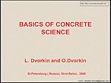 BASICS OF CONCRETE SCIENCE: Optimum Design of Concrete Mixtures (English Edition) by Oleg Dvorkin, Leonid Dvorkin