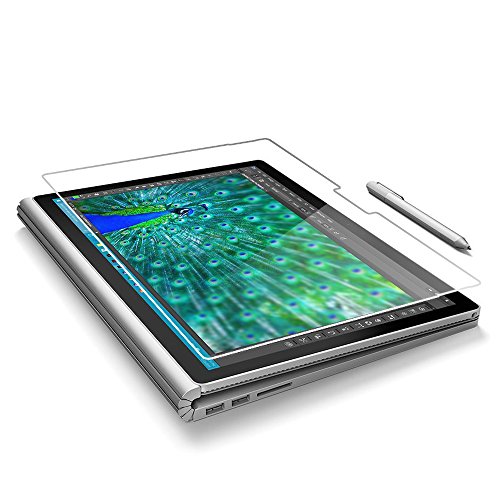 Wrcibo Microsoft Surface Book Schutzfolie, Wrcibo Glas Display Schutz Schutzglas Echte Glas Displayschutzfolie für Microsoft Surface Book (Panzerglas, 0,33mm, Unsichtbar, Kratzfest) - 8