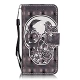 SEYCPHE iPod Touch 5 Case, 3D visual Leather wallet flip case magnetic protective cover with shockproof TPU, Stand function, Card Slots Protective Cover for Apple iPod Touch 5 - Nigga