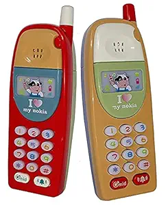 Dharti Enterprise Plastic Smart Phone Cordless Mobile Phone Toys Mobile Phone for Kids Phone Small Phone Toy Musical Toys for Kids Smart Light (Musical Mobile)