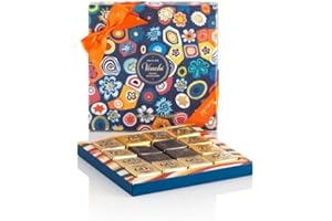 Venchi - Mini Blend Murrine Caja de Regalo con 16 Bombones Surtidos, 47 Gr, Sin Gluten, Sin Colorantes ni Conservantes, Colección Murrine, Idea de Regalo
