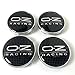 Produktbild Set of 4 OZ Racing Alloy Wheels Centre Hub Caps 60mm Cover Carbon Effect Wheel Badge O. Z. O-Z Set von 4 OZ Racing Alufelgen Center Radkappen Radkappen Nabendeckel Nabenkappen 60mm Abdeckung Carbon- E (60mm)