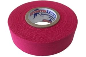 Sportstape Pack of 3 24mm Pink Ice Hockey Cloth Stick Tape Roller Grip Wrap