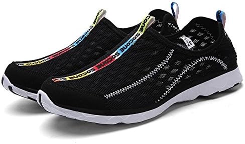 Quicksilk Women's Quick Drying Mesh Slip On Water Shoes (7.5 UK, Black)