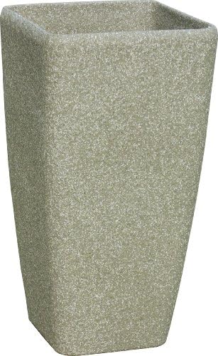Stone Light SG Series 30 x 58cm Cast Stone Round Planter - Limestone
