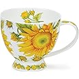 Dunoon Skye Shape Bone China Mug, 0.45l, Modern, Flowers, Peony, Round, Floral, Hand Wash, Adult