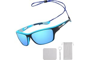 BomnKa Stylish Polarized Sports Sunglasses for Men and Women