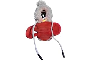 HUVZOR Sweat Pommeau de Vitesse,Voiture Sweat à Capuche Pour Drôle Pommeau De Levier Vitesse, Pommeau Levier Accessoire Pour Décoration De Intérieures Voiture, Noël rouge