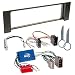 Produktbild Audi A4 B6 00-06 1-DIN Autoradio Einbauset in original Plug&Play Qualität mit Antennenadapter Radioanschlusskabel Zubehör und Radioblende Einbaurahmen schwarz