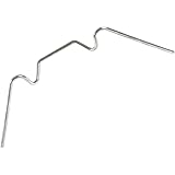 Zelsius Gewächshausklammern Glasklemmen Klammern für Gewächshaus (100 Stück), Befestigung von Platten bis 6 mm, Stahl verzink