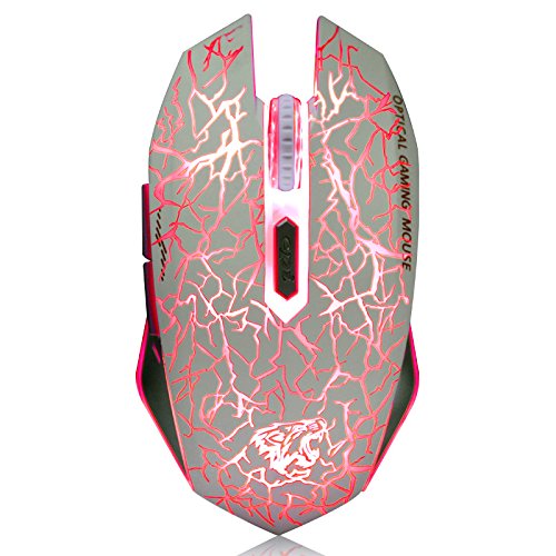 M2 kabellos wiederaufladbar Gaming Maus Optische geräuschlos Mäuse mit Nano Empfänger 6 Tasten für Mac Notebook Desktop Laptop - 9