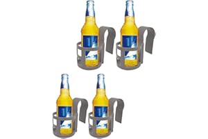 Ailovone Pool Getränkehalter Pool getrankehalt Rand Pool getränkehalter schwimmend bierhalt Pool Pool aufbewahrungskorb Poolzubehör Poolrand Getränkehalter aus Kunststoff (4PCS, Khaki)