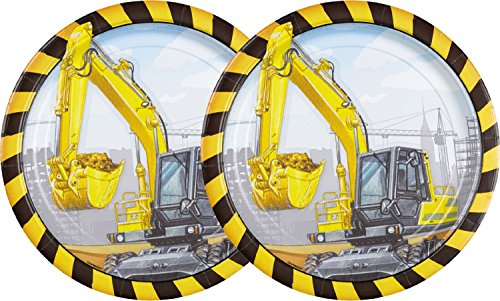 Amscan – 998322 – 8 Teller Bau Durchmesser – 23 cm